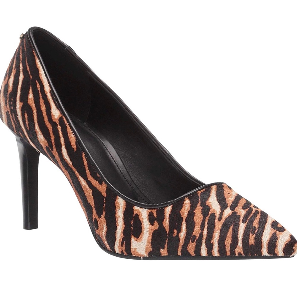 Michael Kors Calfhair Dorothy Flex Dark Camel Pump - Picture 1 of 1